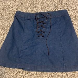 Denim skirt